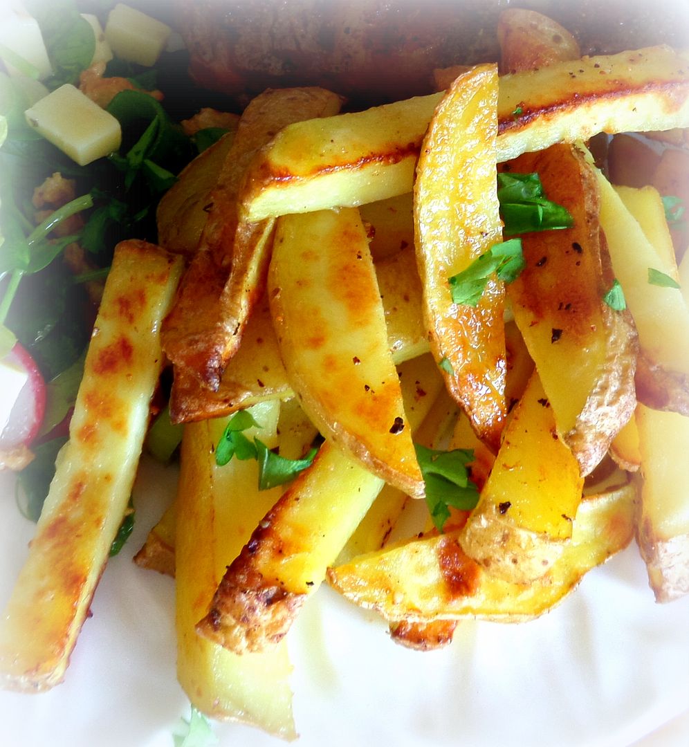 The English Kitchen: Garlic And Truffle Oven Fries